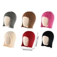 thumbnail image 3 of Knit Hat Winter Warmth For Women Wigs And EarFlaps Ensuring Comfort During Winter Outings, 3 of 9