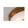 thumbnail image 2 of Lucas McKearn Mosaic 20" Round 3-light Transitional Metal Flush Mount in Gold, 2 of 3