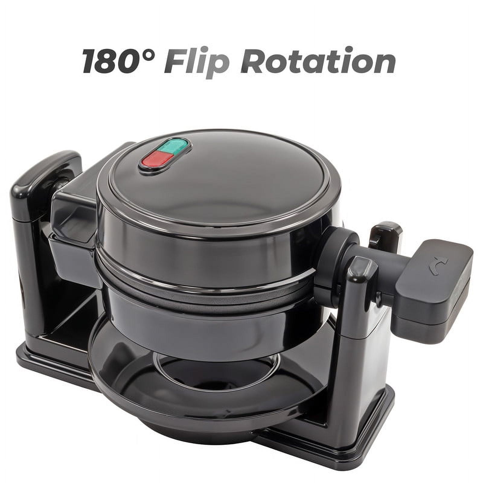 Elite Cuisine EWM654 Flip Belgian 1.25-inch Waffle Maker