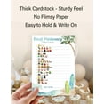 thumbnail image 3 of Beach Surf Theme Emoticons Baby Shower Game — Pack of 25 — Pictionary Children's Books Baby Shower Games, Summer Ocean Surfing Games, Gender Reveal Party Couples Shower Gender Neutral G940-EMJ, 3 of 6