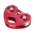 thumbnail image 2 of Sonducket Cable Zip Line, polea de ruedas, montañismo, poleas de doble velocidad, equipo de espeleología, accesorios para exteriores, carpas Rojo, 2 of 6
