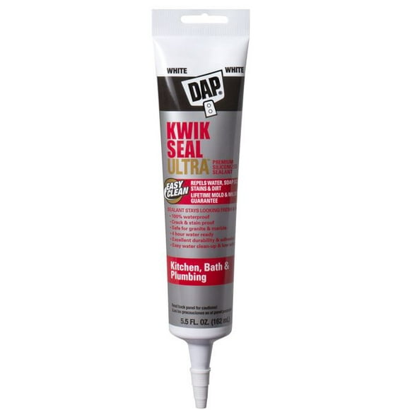 Kwik Seal Ultra Kitchen & Bath Sealant, Biscuit, 5.5-oz. 7079818916