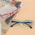 thumbnail image 3 of Reading Glasses Womens Cat Eye Bling Readers Plastic Blue Light Blocking Glasses, 3 of 5