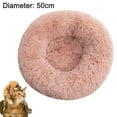 thumbnail image 2 of Pet dog shelter with non-slip bottom round plush bed cushion cat nest, 2 of 5