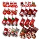 thumbnail image 5 of 4 medias navideñas, calcetines, Papá Noel, muñeco de nieve, adornos colgantes para el árbol de Navidad, decoración navideña para el hogar, Año Nuevo, Navidad, bolsas de regalo de dulces, 5 of 5