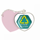 thumbnail image 1 of Reciclaje de desechos. Entorno de atención. Bolsa de viaje Mirror maquillaje corazón rosa, 1 of 4