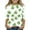 Multicolor P, variant on Girls St Patrick's Day Shirt 3/4 Sleeve Green Shamrock Print Leprechaun Kids Top Holiday Party Wear,Size 7-8T