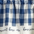 thumbnail image 3 of Park Designs Buffalo Check Home Lined China Blue Swags 72" x 36", 3 of 6