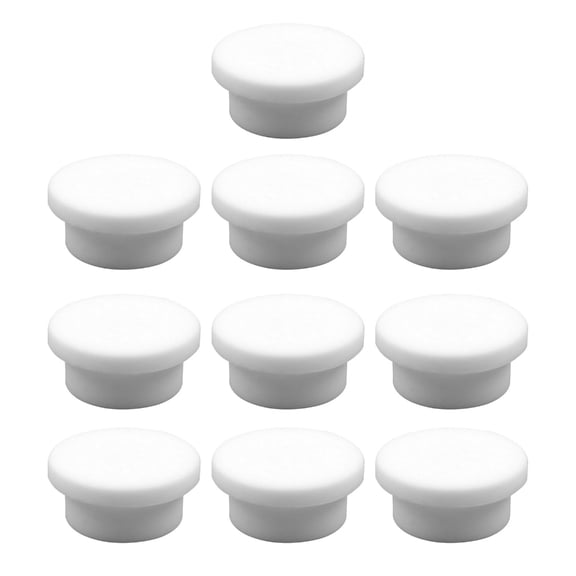 10Pcs Rubber Sink Overflow Caps Cover Washbasin Drain Seal Stopper Sink Bathtub Drain Caps Plug for Bathroom Kitchen
