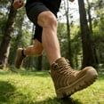 thumbnail image 6 of MeMoride Men's Waterproof Hiking Boots Mid-Top Hiking Shoes for Outdoor Trailing Trekking Camping Walking Shoes, 6 of 6