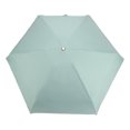 thumbnail image 2 of Unique Bargains 1 Pcs Compact Umbrella 5-Fold Umbrella Beige Light Green, 2 of 6