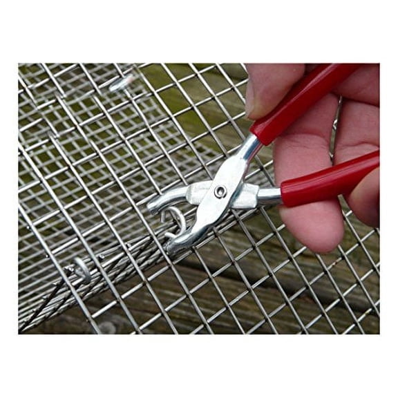 Mini hog ring ringer pliers cages fencing packaging upholstery dolls automotive