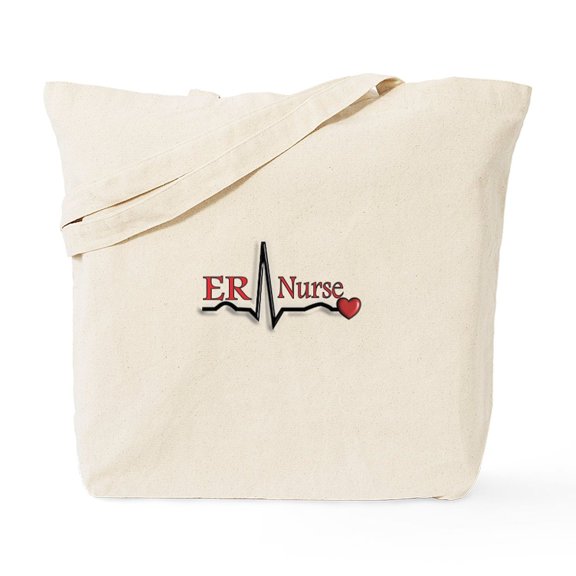 CafePress - Cardiac Nurse Tote Bag - Unisex Canvas Tote Bag, Beige, 1-Piece