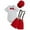 Red, variant on Kaemgyyd Baby Boys Two Piece Set Formal Infant Outfits Suits Cute Polka Dot Bow Short Sleeve Romper with Suspender Shorts 3 M-3 T