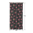 thumbnail image 5 of Daisy Pioneer Flower Blue Pattern Modern Waterproof Shower Curtain Set with 12 Hooks, Washable Decorative Bathroom Shower Curtain, 5 of 6