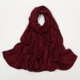 thumbnail image 1 of Hijab Musulman Tricoté Multicolore Simple Mode Décontractée pour Femmes, 1 of 3