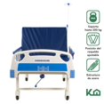 thumbnail image 2 of Cama De Hospital Manual Con Base de Colchon y Porta Suero blanco 200, 2 of 8