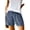 Blue, variant on KISSMODA Women's Shorts for Summer Drawstring Elastic Waist Cotton Causal Shorts Pant