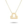 thumbnail image 5 of Minnieouse Ins doce signos del zodiaco Vintage constelaciones tema amistad collar Ins personalidad única colgante Libra oro libra de oro 10piezas Minnieouse CBP215985, 5 of 5