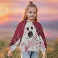 thumbnail image 4 of Mikilon Halloween Girls Tops Size 1-12 Kids Round Neck Long Sleeve Shirts Solid Color Graphic Casual Tops Fall and Winter Printed Cute Tops, 4 of 8