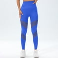 thumbnail image 5 of 3D Anti Cellulite Leggings No Front Seam Leggings Breathable 3D Gym Leggings for Women Sculpting Yoga Fitness Pants Push Up Yoga Pants Pants for Workout Running Athletic Skin-Friendly Blue S, 5 of 8