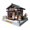 thumbnail image 3 of Kit de salón de té en miniatura DIY a escala 1/64, obra de hecha a mano, modelo de escena en miniatura retro de estilo japonés para amantes de, 3 of 9