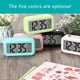 thumbnail image 5 of Reloj despertador electrónico silencioso, personas perezosas, ávidas de dormir, reloj despertador LED inteligente sensible a la luz, 5 of 6