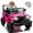 12VPink, variant on 12V Kids Electric Vehicles for Kids, 12V Ride on Electric Truck Car w/ Remote Control, Four-wheel suspension, USB, Bluetooth, Power display, lights, Battery Powered Ride on Toys for Boys Girls (Red)