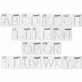 thumbnail image 2 of BEGINNING ALPHABET TEMPLATES UPPER, 2 of 2