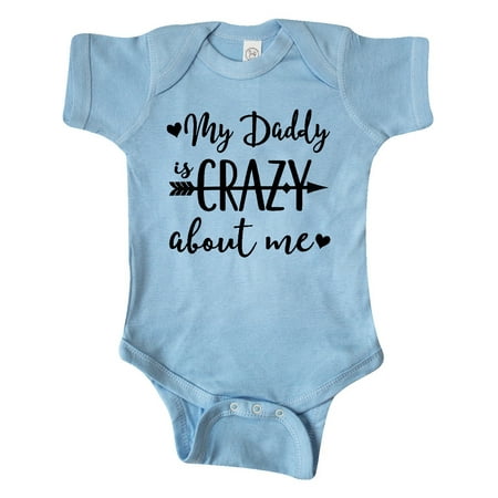 

Inktastic My Daddy Is Crazy About Me Cute Tribal Arrow Gift Baby Boy or Baby Girl Bodysuit