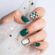 thumbnail image 1 of Set de uñas postizas medianas de moda para manicura instantánea, reutilizables #2 M, 1 of 1
