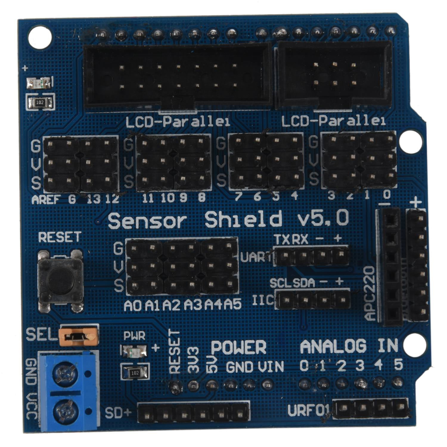V5 Capteur Shield Expansion dérivation Extension Board r3 v3.0 pour Arduino UNO