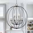 thumbnail image 2 of Livex Lighting - Milania - 15 Light Foyer Chandelier in Farmhouse Style - 42, 2 of 9