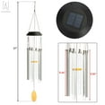 thumbnail image 5 of Gustave 8 Tubes Solar Wind Chimes Changing Colors, Waterproof LED Wind Chimes for Outside, Memorial Wind Chimes with Lights, Housewarming Gifts for Garden Patio Yard Home Decor, 5 of 11