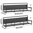 thumbnail image 2 of IZEYNO 4 Pack Magnetic Spice Rack for Refrigerator, Side of Fridge Storage Shelves, Kitchen Shelf Organizer, 2 of 8