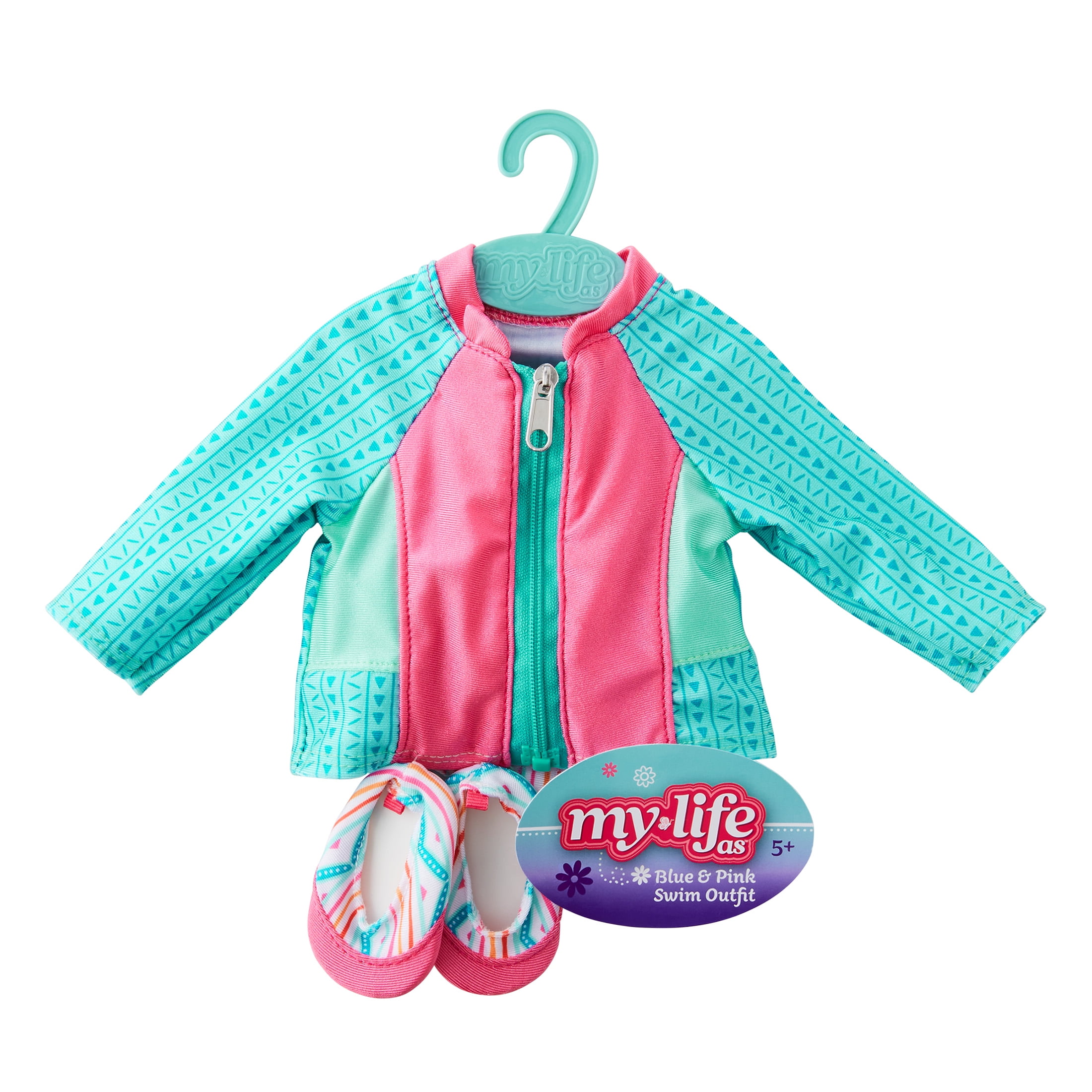 My Life As Blue & Pink Swim Outfit for 18” Doll