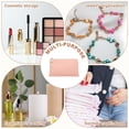thumbnail image 6 of Uxcell Period Bag for Women Girls, 7.5 X 4.7" Small Essential First Period Bag with Zippers PU Leather Sanitary Towel Storage Pouch Portable Pads for Home Travel Daily Use, Khaki, 6 of 7