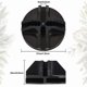 thumbnail image 2 of 20pcs Wire Cube Plastic Connectors Black Interlocking Plastic Connector Modular Organizer Clasp Buckle Clip For Cube, 2 of 5