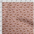 thumbnail image 3 of Soimoi Dog Print, Poly Taffeta Fabric, Decor Sewing Fabric by The Yard 56 Inch Wide, Decorative Fabric for Outdoor Upholstery, Umbrellas and Home Accents, Orange, 3 of 5