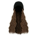 thumbnail image 7 of Fashionable Hooded Wig Knit Hat for Women Featuring Long Curly Hair for Everyday Use in Multiple Colors, 7 of 7