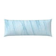 thumbnail image 2 of Easygdp Light Blue Marble Long Body Pillowcase - Super Soft Microfiber Body Pillow Case - Envelope Closure, Cool, Anti-Fading- 20x54 in, 2 of 8
