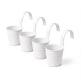 thumbnail image 1 of Set de 4 Macetas Colgantes Ideen Galvanizadas Blancas, 1 of 4