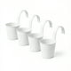thumbnail image 1 of Set de 4 Macetas Colgantes Ideen Galvanizadas Blancas, 1 of 4