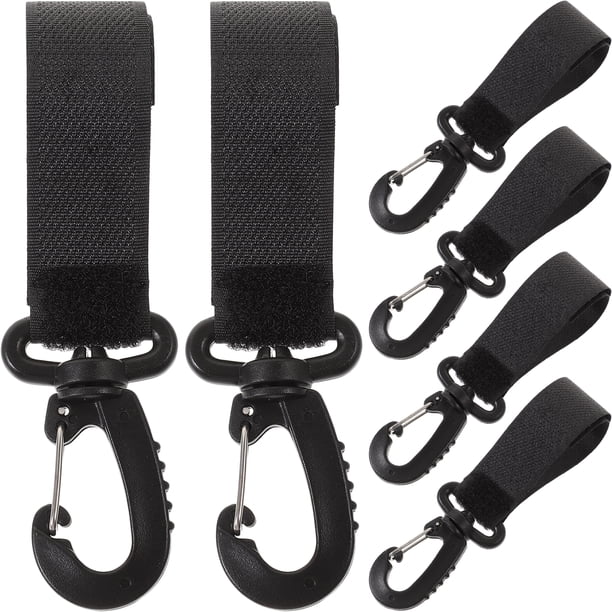 6pcs ganchos de cochecito para bebés bolsas de pañales ganchos colgantes clips de bolsas de cochecito