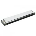 thumbnail image 2 of Stainless Steel Harp, 24-Hole Professional Mouthorgan, Easy Operated C Key Harmonica, Children For Student Entertainment Home Black, 2 of 8