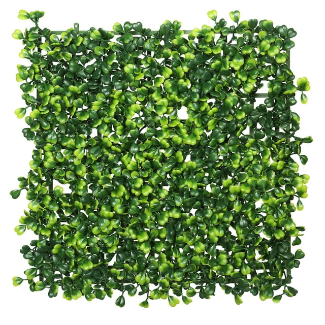 Paneles de pared de boj verde artificial Vickerman, paquete de 4, 25 cm