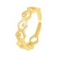 thumbnail image 2 of Guardurnaity Anillo abierto para mujer, diamantes de imitación a la moda, boda, fiesta nupcial, celebración, fecha de tienda, joyería de vacaciones para Ropa, zapatos y accesorios Miscelánea Guardurnaity AP014939-00, 2 of 6