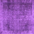 thumbnail image 1 of Ahgly Company Indoor Square Persian Purple Traditional Area Rugs, 3' Square, 1 of 4