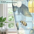 thumbnail image 4 of Yayeee Window Curtains Set of 2 for Living Room Light Filtering 63"x42", Lemon Pattern, 4 of 7
