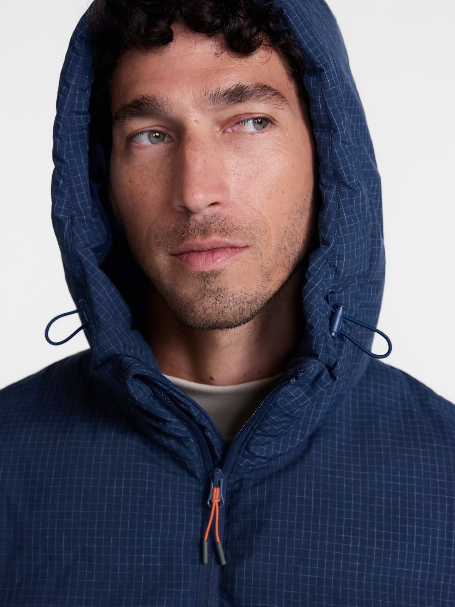 Ozark Trail Men's and Big Men's Ripstop Puffer Jacket, Sizes S-3XL